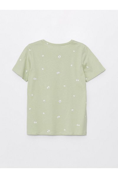LC Waikiki Crew Neck Floral Short Sleeve Women's T-Shirt