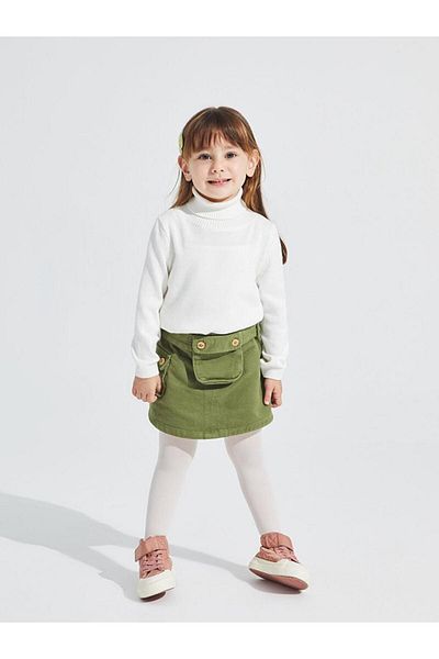 LC Waikiki LCW baby Basic Baby Girl Skirt and Pantyhose Pack of 2