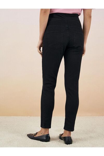 LC Waikiki LCWAIKIKI Maternity Abdominal Paneled Slim Mom Ripped Detail Maternity Rodeo Jean Trousers