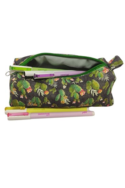 FİYPER Trusa de creion cu model cactus din pânză lavabilă