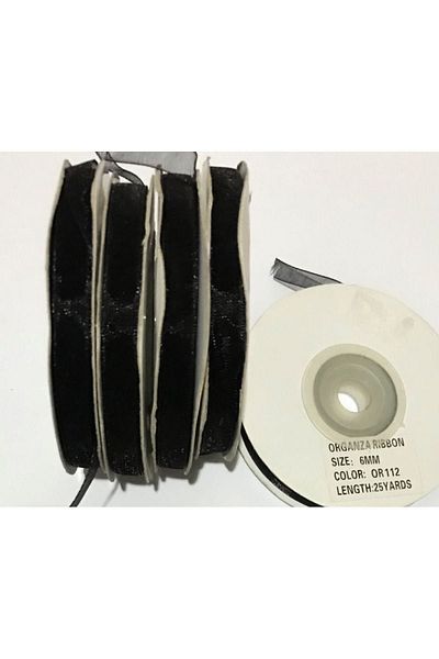 Öztürk Κορδέλα Organza 6mmx25 μέτρα 1 Τεμάχιο