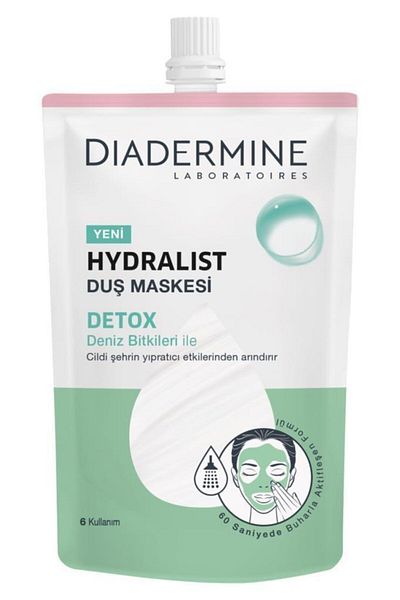Diadermine Hydralist Shower Mask Detox X 2 Pieces