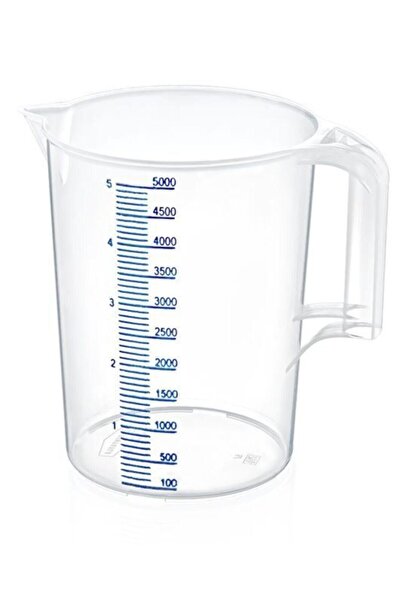 Şenyayla Plastik 5 Litre ( 5000 ML ) Plastik Ölçü Kabı -Beher -Karaf,Maşrapa