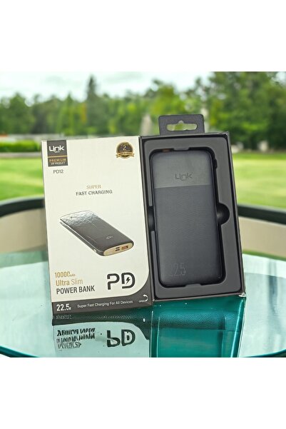 Link Linktech PD12 Premium PD 22.5 W 10000 mAh Hızlı Şarj Powerbank Siyah