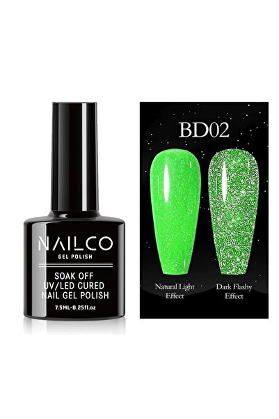 Naıl Co Uv Led Kalıcı Oje 7.5 ml Disko Reflective BD02 NC084