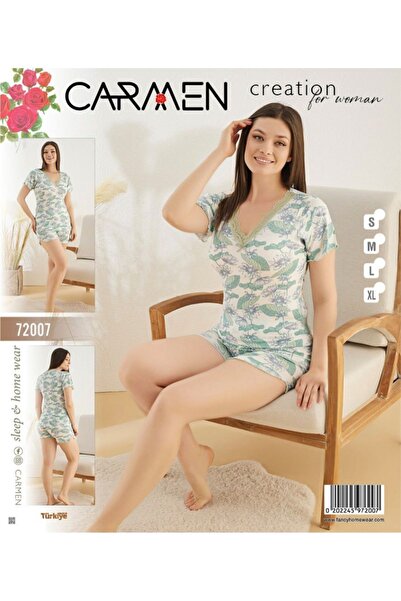 Carmen ŞORTLU ÇİÇEKLİ ALT ÜST TAKIM