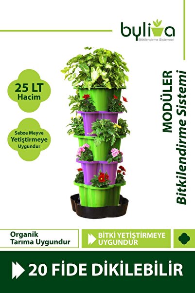ByLiva Modüller Bitkilendirme Sistemi ( Çoklu Saksı )