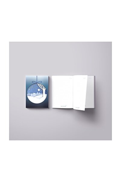 LWP Shop Christmas Notebook Blue Defter