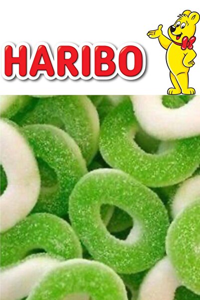 Haribo Elmalı Halka 1 kg. Jelibon