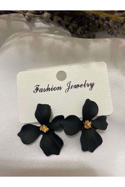 sema aksesuar Women's Flower Model Earrings - Floral Earrings - Valentine's Day Gift