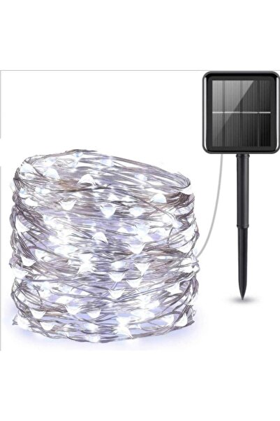 TechTic Noel Yılbaşı Ağacı Işığı Solar 100 Led Güneş Enerjili Ip65 Bahçe Ev P...