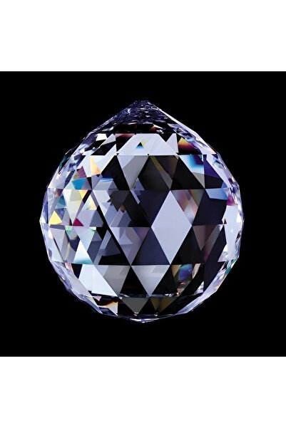 yıldırımavize 60'lık Kristal Top (12X12MM METAL HALKA HEDİYE)