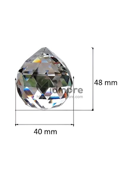 yıldırımavize 40'lık Kristal Top 3 Adet (METAL HALKA HEDİYE)