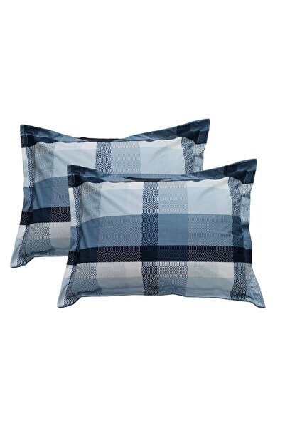 GÜLLÜCE HOME كيس وسادة 100% قطن * مضلع * بسحاب * 2 قطعة