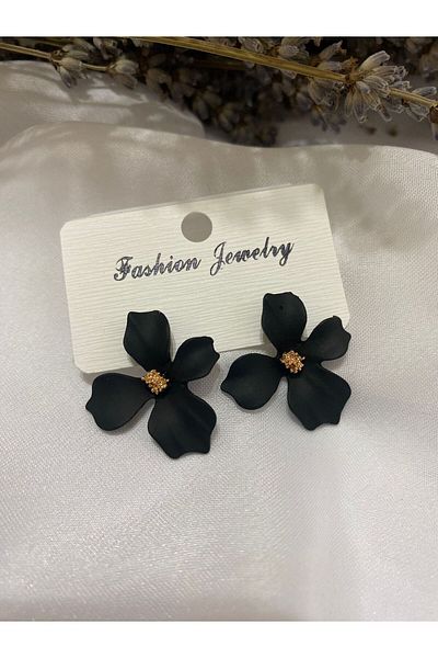 sema aksesuar Women's Flower Model Earrings - Floral Earrings - Valentine's Day Gift