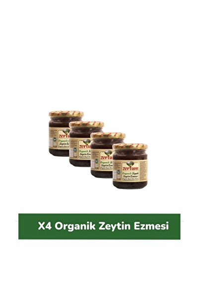 Zertum Organik Zeytin Ezmesi 4’lü Paket
