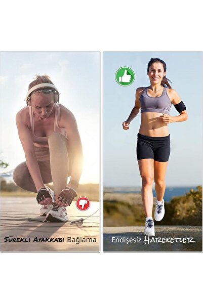 OKAVANGO Lastikli Ayakkabı Bağcığı, Bağlanmayan Akıllı Bağcık, Elastik Akıllı Bağcık