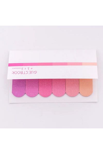 sibga tasarım 120 Sheets Colorful Postit - Bookmark, Bookmark Sticker Note Paper