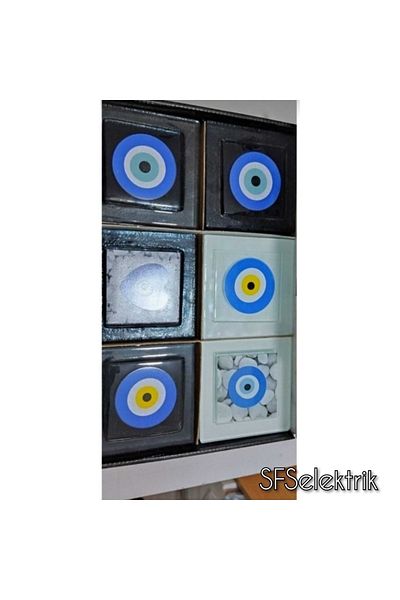 sfs elektrik WC Bathroom Glass Drain Cover 2 Pieces