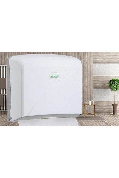 Şeker Portakalım -vialli K2 Z Fold Paper Towel Dispenser White 200 Paper