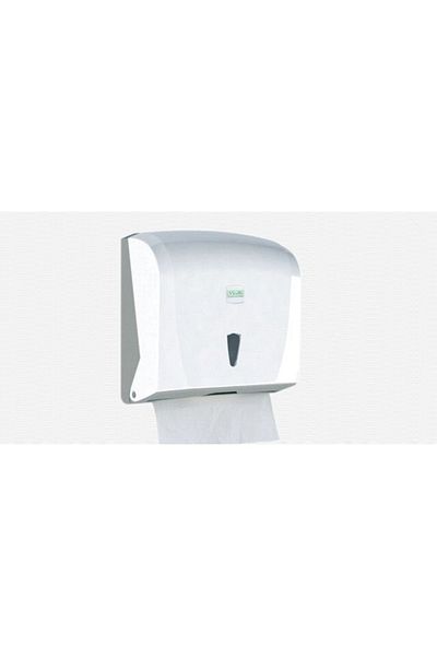 Şeker Portakalım Vialli K20 Bathroom Kitchen Sink Practical Z-Fold Paper Towel Dispenser Capacity 200 Paper White