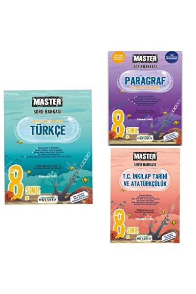 Okyanus Yayınları 8.sınıf Okyanus Master Türkçe + Paragraf + T.c. Inkılap Tar...