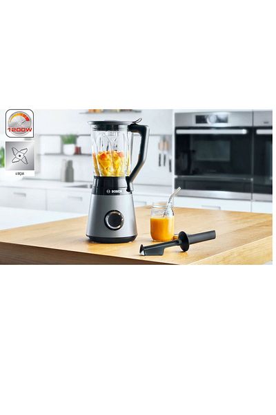 Bosch Premium 1.5L Blender - Glass Bowl, 1200 W Silver