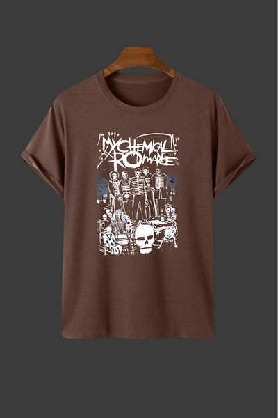 Evomind Μπλουζάκι με στάμπα My Chemical Romance Unisex Oversize