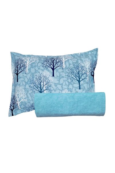 GÜLLÜCE HOME Single Elastic Sheet & Flounce Pillowcase