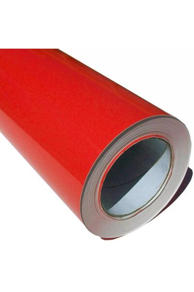 Genel Markalar Parlak Kırmızı Kendinden Yapışkanlı Folyo 122cmx5mt Çok Amaçlı