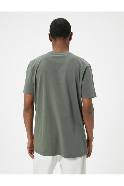 Koton T-Shirt Cotton Slim Fit Crew Neck - κοντομάνικο