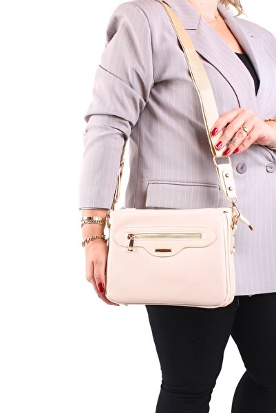 GALB LEATHER حجم كبير للاستخدام اليومي - حقيبة كتف نسائية بحزام عريض ومتعددة ...