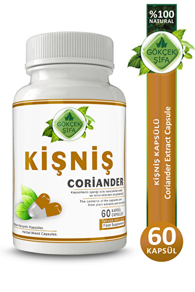 Gökçek Şifa Kişniş Kapsül (CORİANDER CAPSULE)