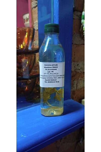 Yavuz El Yapımı Doğal Fermente Filtre Edilmemiş Detox Maydonoz Sirkesi 500 ml