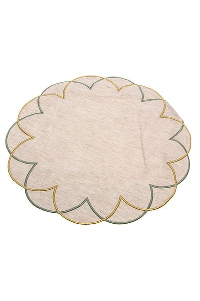 Jumbo Round American Service & Napkin Set Slice