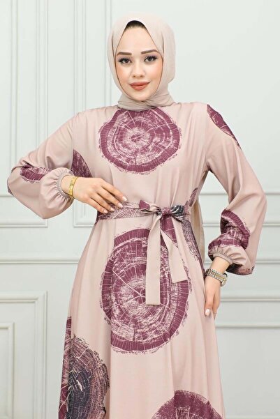 TESETTÜR MÜJDE MERVE Φόρεμα με σχέδιο Aerobin - Κομψό και άνετο