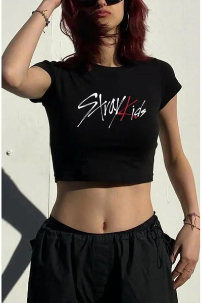 Gofeel Tech Stay Kids - Detailed Crop Top