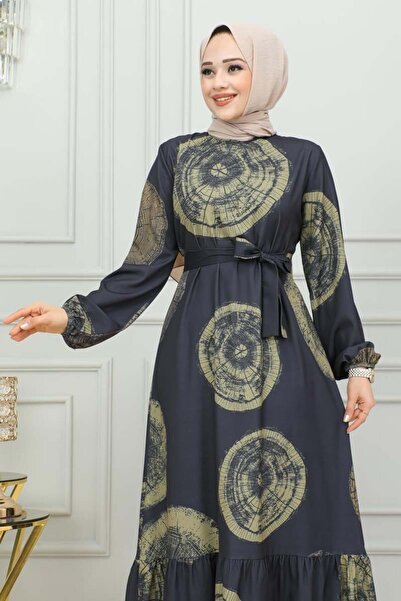 TESETTÜR MÜJDE MERVE Φόρεμα με σχέδιο Aerobin - Κομψό και άνετο