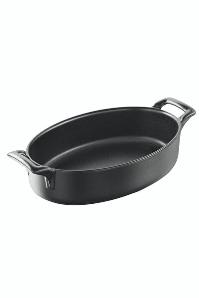 REVOL Belle Cuisine Siyah Oval Pişirme Tabağı 18 Cm