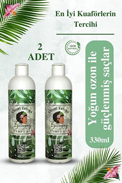 Beemomy Ozonlu Şampuan Dökülme Karşıtı Geç Uzayan Saçlar Tuzsuz Parabensiz Sülfatsız Hızlı Saç Uzatma