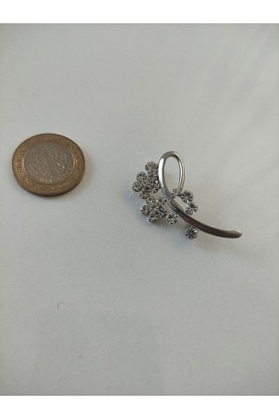 Hediye ve Takı Atölyesi Accessory Collar Pin Jewelled Brooch Scarf Pin