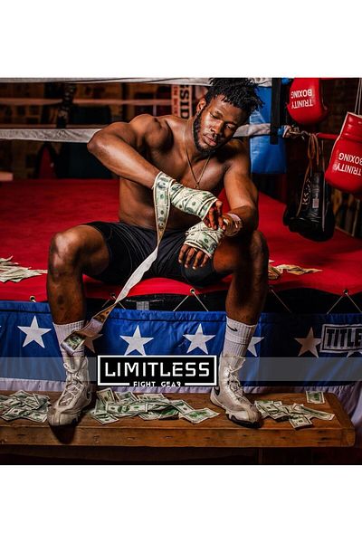 Limitless Επίδεσμος πυγμαχίας Benjamin-usd 4,5 Mtr