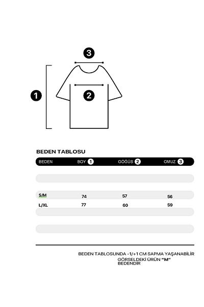 Sekizbiraltı Unisex Λευκό Oversize Tshirt - Duck You! Τυπωμένο