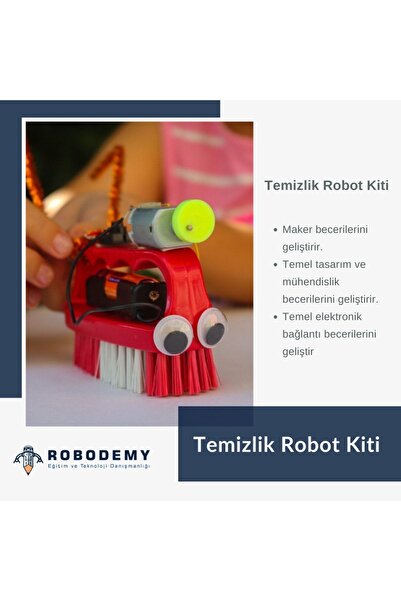 Robodemy Robotik Eğitim Seti Temizlik Robotu Kiti