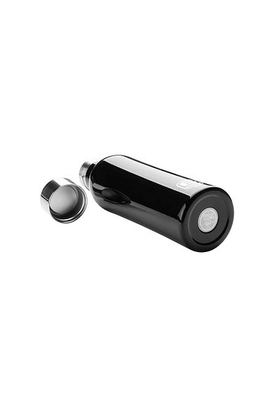 BUGATTI Glossy Black Twin Stainless Steel Thermos 500Ml