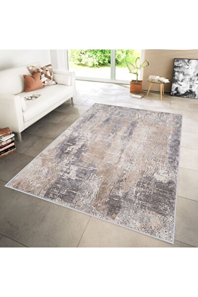 ROVİGO HOME Dijital Baskı Yıkanabilir Kaymaz Taban Salon Halısı