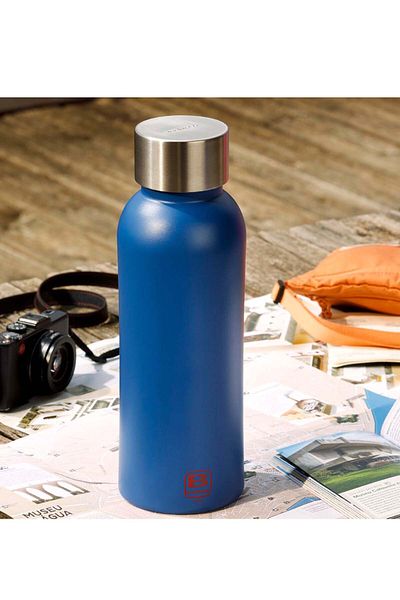 BUGATTI Stainless Steel Matte Blue Twin Thermos - 1500Ml