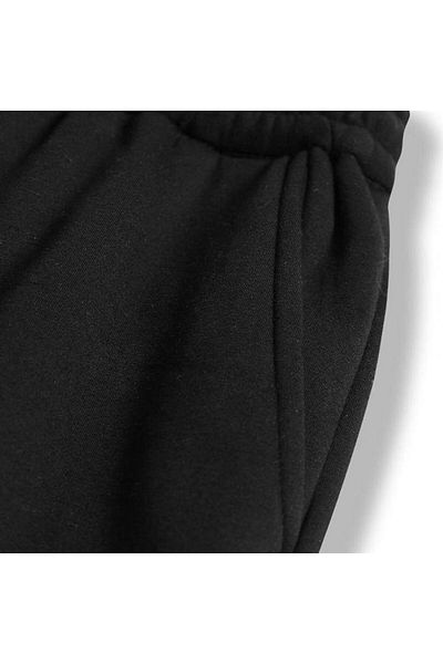 Touz Moda Stray Kids εμπριμέ μαύρο oversize φούτερ και φούτερ με κουκούλα Unisex Σετ δύο τεμαχίων