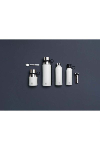 BUGATTI 500Ml Stainless Steel Matte White Food Thermos