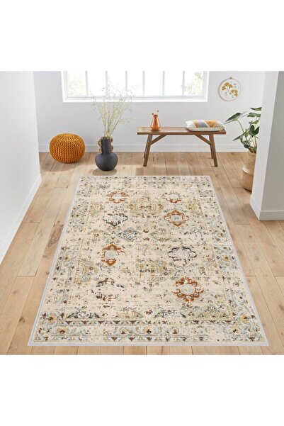 ROVİGO HOME Dijital Baskı Yıkanabilir Kaymaz Taban Salon Halısı